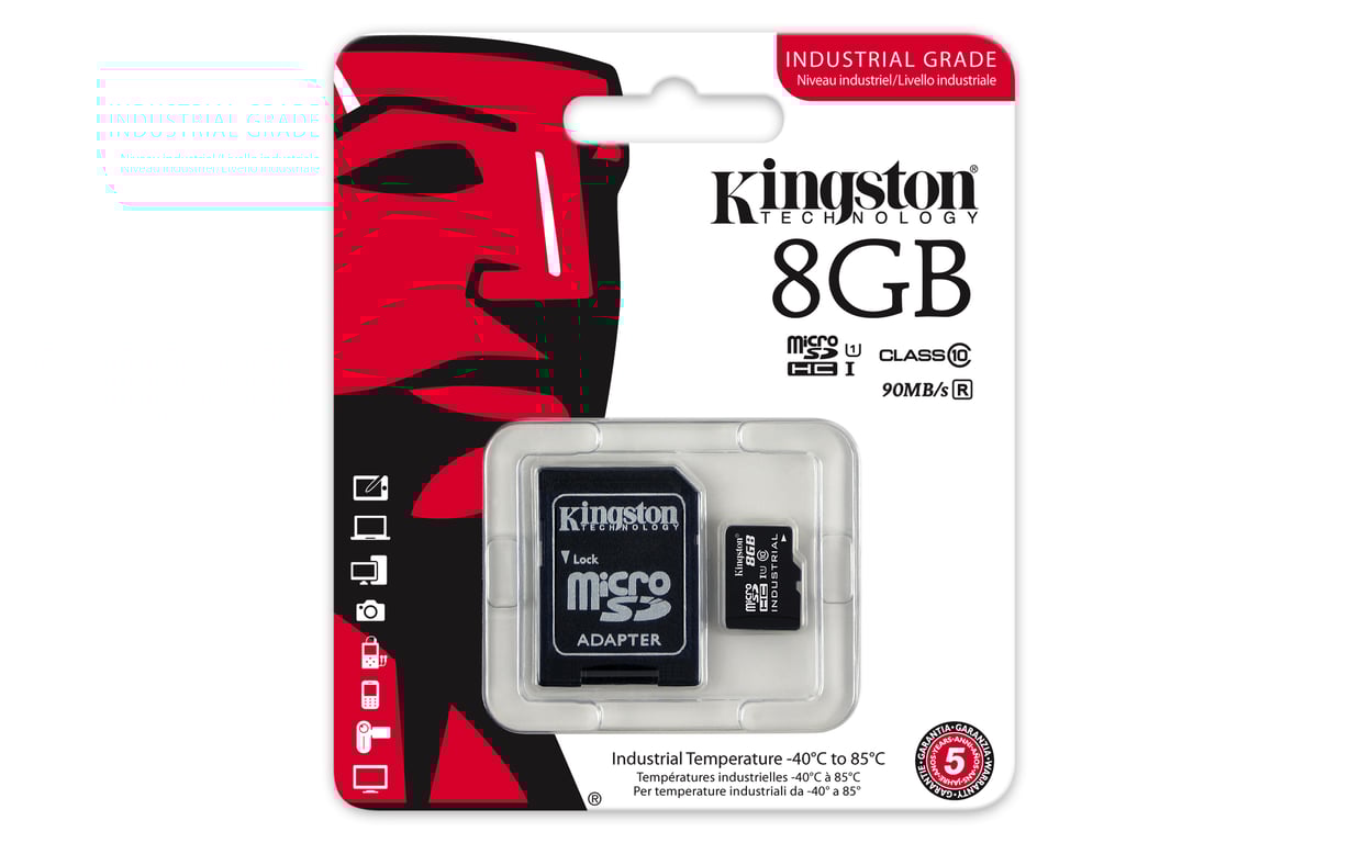 Kingston MicroSDHC 8Gb - vue 4