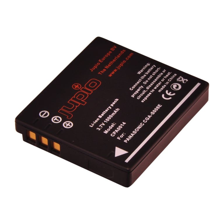 Batterie Photo JUPIO CPA 0014 COMPATIBLE – Lithium-Ion 1000 mAh - vue 1