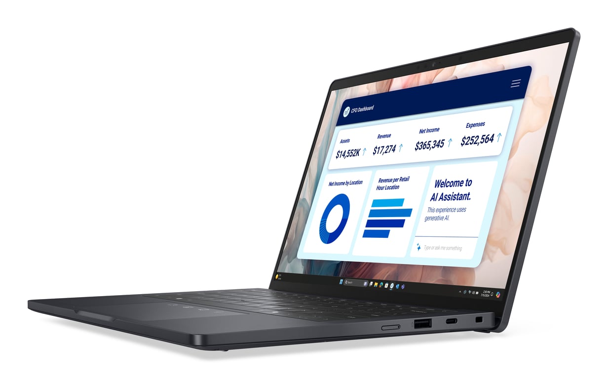 DELL Pro 13 Premium PA13250 Copilot+ PC Intel Core Ultra 5 236V Ordinateur portable 33,8 cm (13.3 ) Full HD+ 16 Go LPDDR5x-SDRAM 512 Go SSD Wi-Fi 7 (802.11be) Windows 11 Pro Français Noir - Neuf