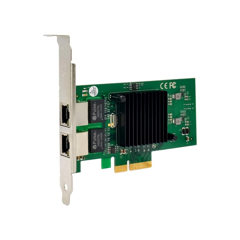 MicroConnect PCIe 82576 Dual network card MC JL82576EB - vue 4