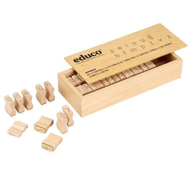 Tampons de Lettres Montessori pour Apprendre les Langues - Jeu Éducatif