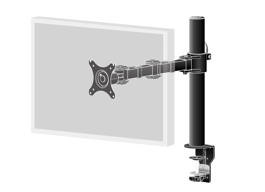 iiYAMA Pied de fixation simple moniteur DS1001C B1 - vue 3