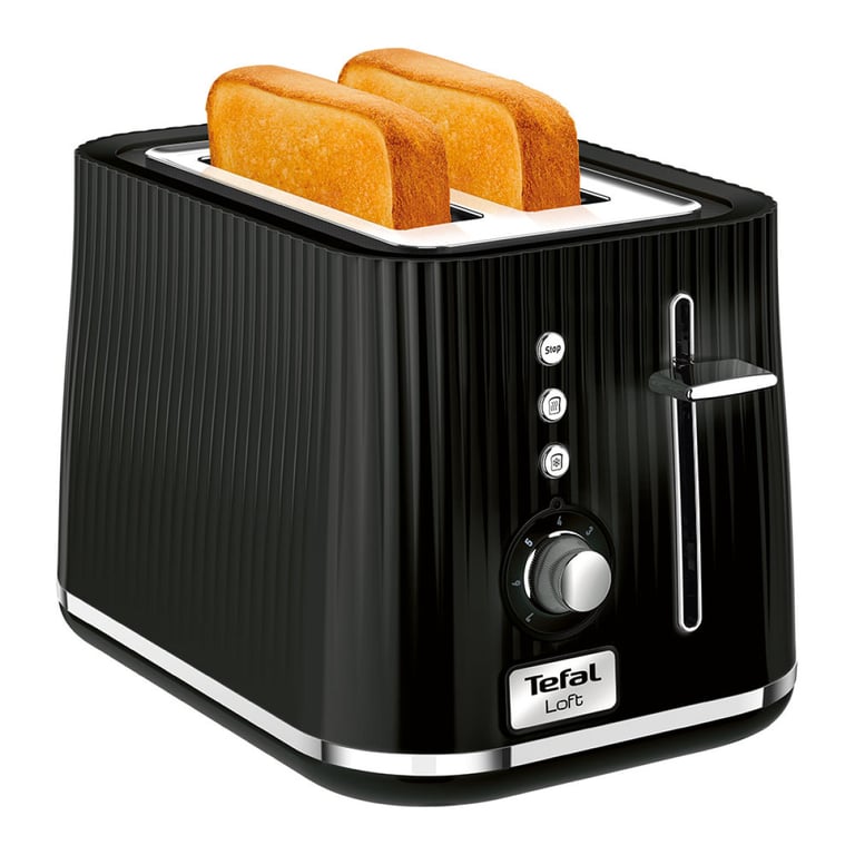Grille-Pain Tefal TT761838 – 850 W, 2 Fentes, Dégivrage et Réchauffage - vue 3