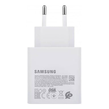 Samsung EP-TA865 Cargador USB-C ultrarrápido de 65 W blanco