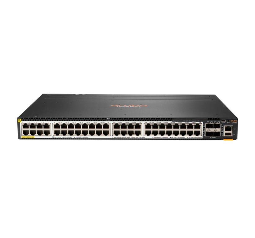 HP HPE Aruba 48SR5 CL6 PoE 4SFP56 Swc - vue 3