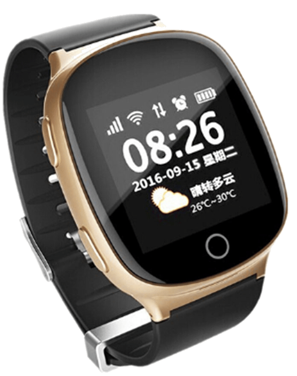 Montre Connectée Traceur GPS Senior Enfant Cardio Tension Tactile Alarme Chute YONIS