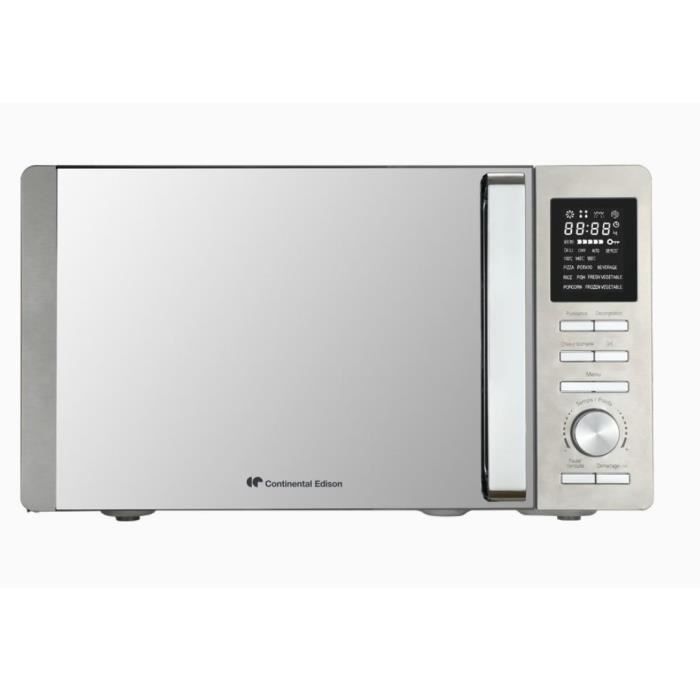 Micro ondes combiné CONTINENTAL EDISON CEMO25SG13S3 25 Porte Miroir Grill Convection - vue 3
