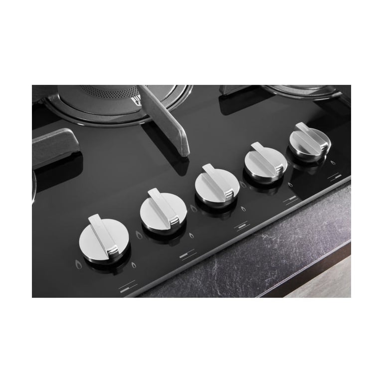Cuisinière à Gaz Hotpoint FTGHG 751 D/HA(BK) – 5 Zones, Intégré - vue 2