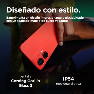 Motorola moto g35 5G 17,1 cm (6.72'') SIM doble Android 14 USB Tipo C 4 GB 128 GB 5000 mAh Rojo