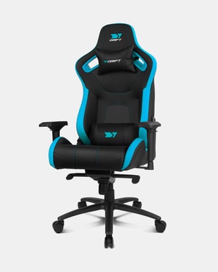 DRIFT DR600BL Sedia da gioco Seduta imbottita Nero, Blu