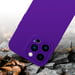 Coque pour Apple iPhone 13 PRO en FLUID VIOLET FONCÉ Housse de protection Étui en silicone TPU flexible