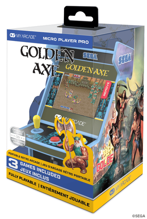 Golden Axe Micro Player Pro Portable Retro Arcade
