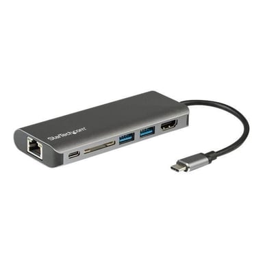 StarTech.com Adaptador multipuerto AV digital USB-C con HDMI 4K - Lector de tarjetas SD y PD (DKT30CSDHPD3)