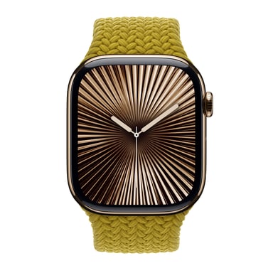 Bracelet Solo tressé pour Apple Watch | 44/45/46/49 mm - Taille 6 - Chartreuse