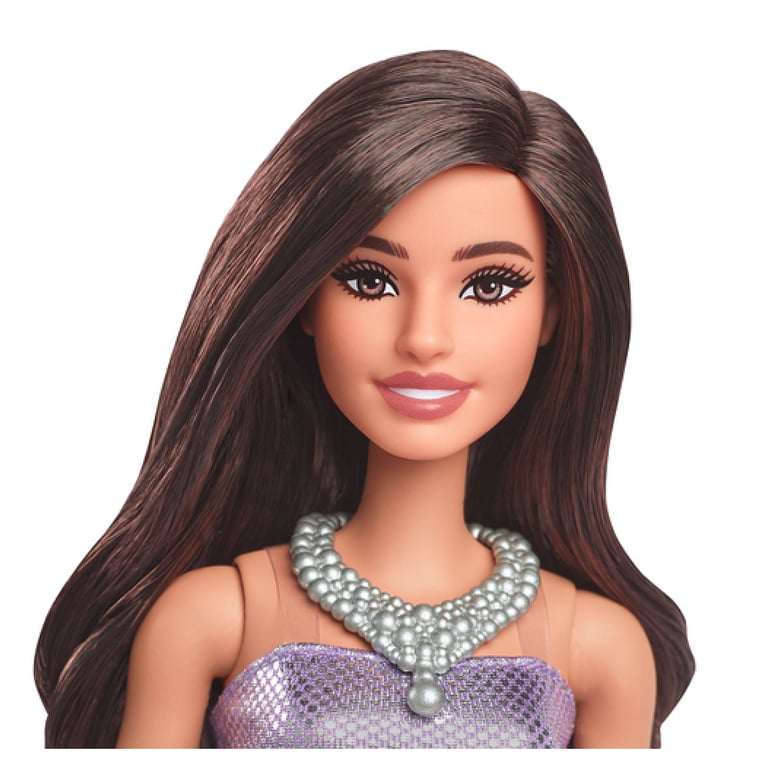 Poupée Barbie Fashionistas 224 – Robe Vichy Rose et Accessoires - vue 9