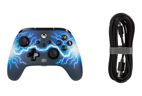 PowerA 1521745-02 accessoire de jeux vidéo Noir, Bleu USB Manette de jeu Analogique/Numérique Xbox One, Xbox Series S, Xbox Series X