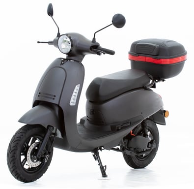 Simply - Scooter électrique 50cc - moteur 2100 W - batterie 60V 30Ah, noir mat