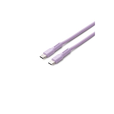 CABLE CHARGE USB-C VERS USB-C PD 60W LAVANDE POUR APPLE SAMSUNG XIAOMI OPPO