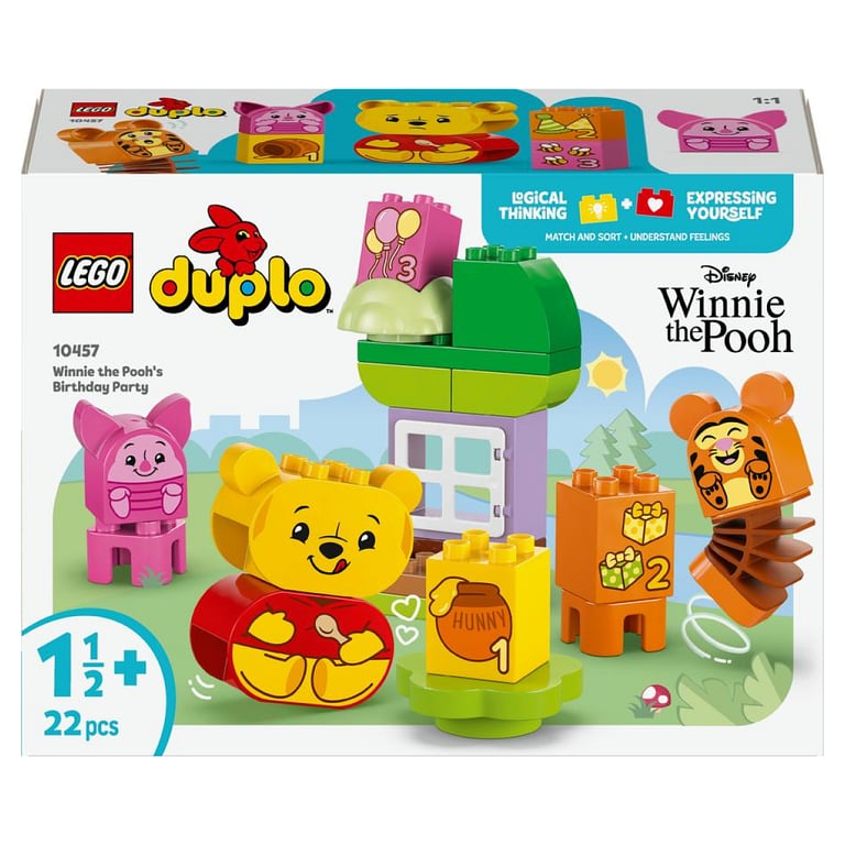 L'Anniversaire de Winnie l'Ourson LEGO DUPLO 10457 - Jouet Éducatif pour Tout-Petits - Neuf