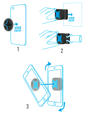 MOBILIS U.FIX Support mural pour smartphonetablette Universel - vue 2