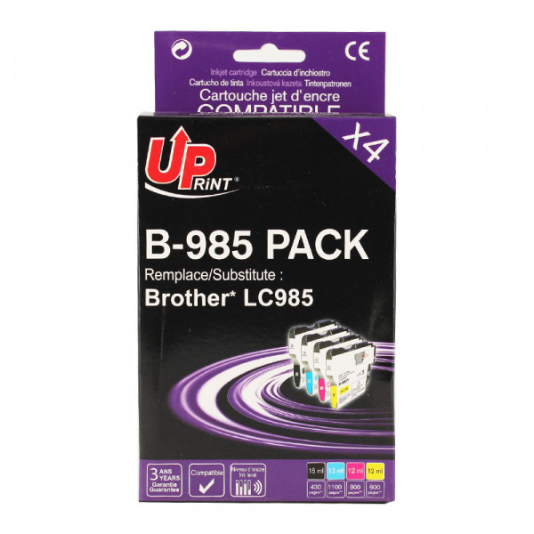 Uprint Cartouche BROTHER LC985 compatible