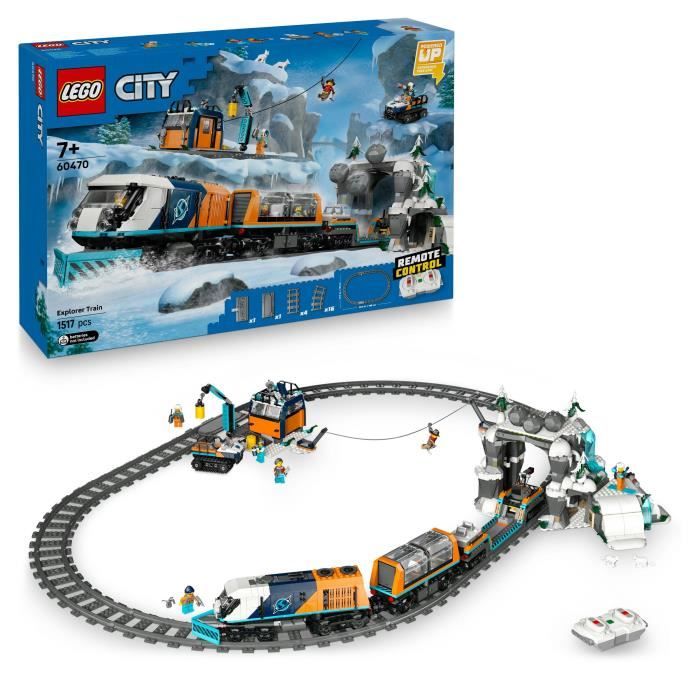 LEGO® City 60470 Le train express des explorateurs en Arctique - vue 3