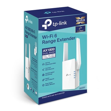 Estensore di rete TP-Link RE605X Ripetitore di rete bianco 10, 100, 1000 Mbit/s