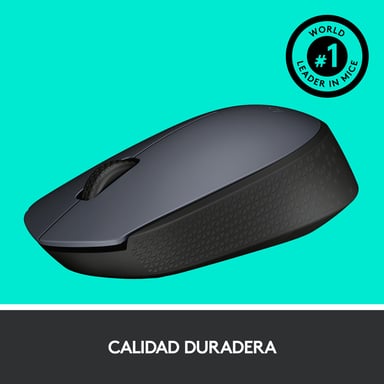 Logitech M170 Grey-K souris Ambidextre RF sans fil Optique 1000 DPI