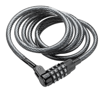 Cavo Antifurto a Combinazione Kryptonite 150 cm Nero