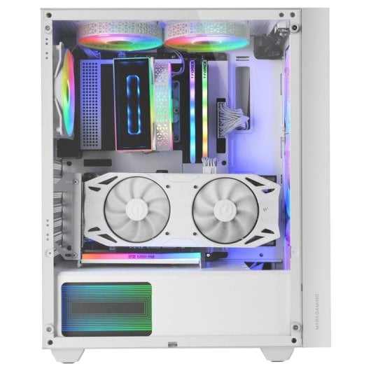 Boîtier ATX semi tour Mars Gaming MCAIRW Neuf - vue 3