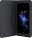 Custodia folio a conchiglia con slot per schede e supporto per Sony Xperia XZ2 Compact, nero