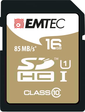 Emtec SDHC 16GB Classe 10 Oro + 16GB Classe 10