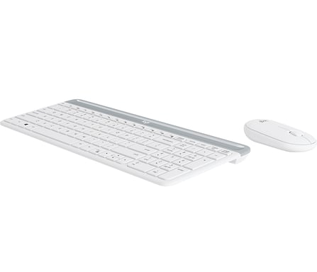 Logitech MK470 Tastiera Mouse incluso RF Wireless AZERTY Francese Bianco