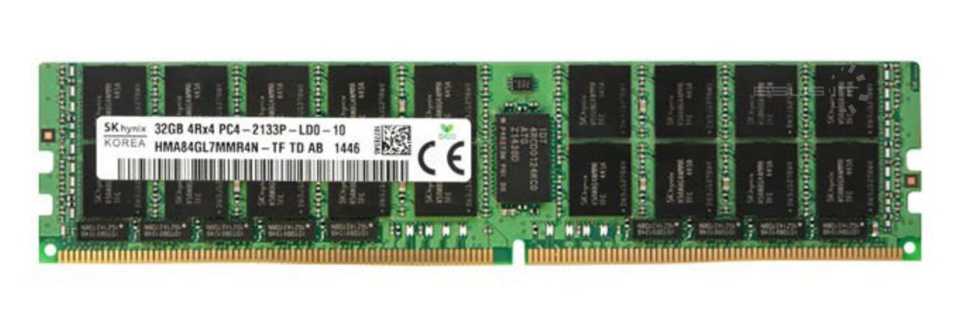 HPE DDR4 module module LRDIMM 288 broches 2133 MHz / PC4 17000 CL15 1.2 V Load Reduced ECC - vue 2