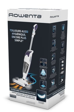 Rowenta RY7731 Steam mop 0,47 L 1500 W Blanc, Violet