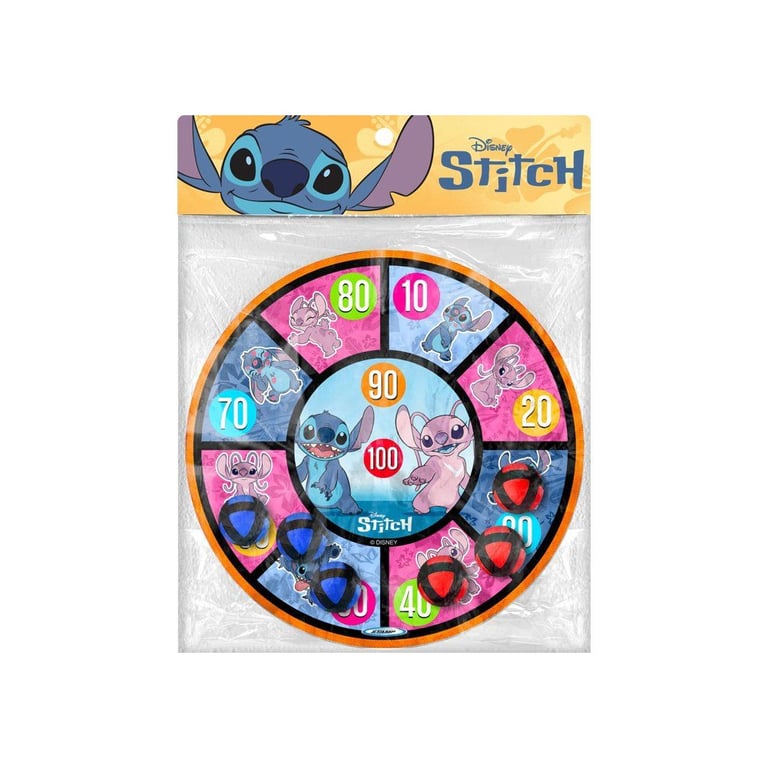 Disney Stitch Cible double face 36 cm avec 6 balles scratch - vue 4