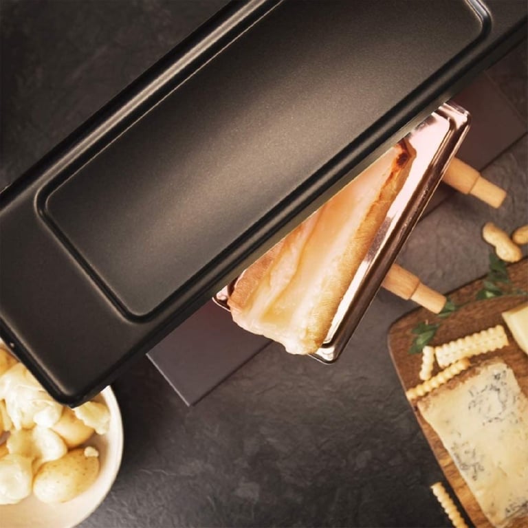 Appareil À Raclette Cecotec Cheese&Grill 6000 – 600 W, Fonction Gril, Acier Inox - vue 4