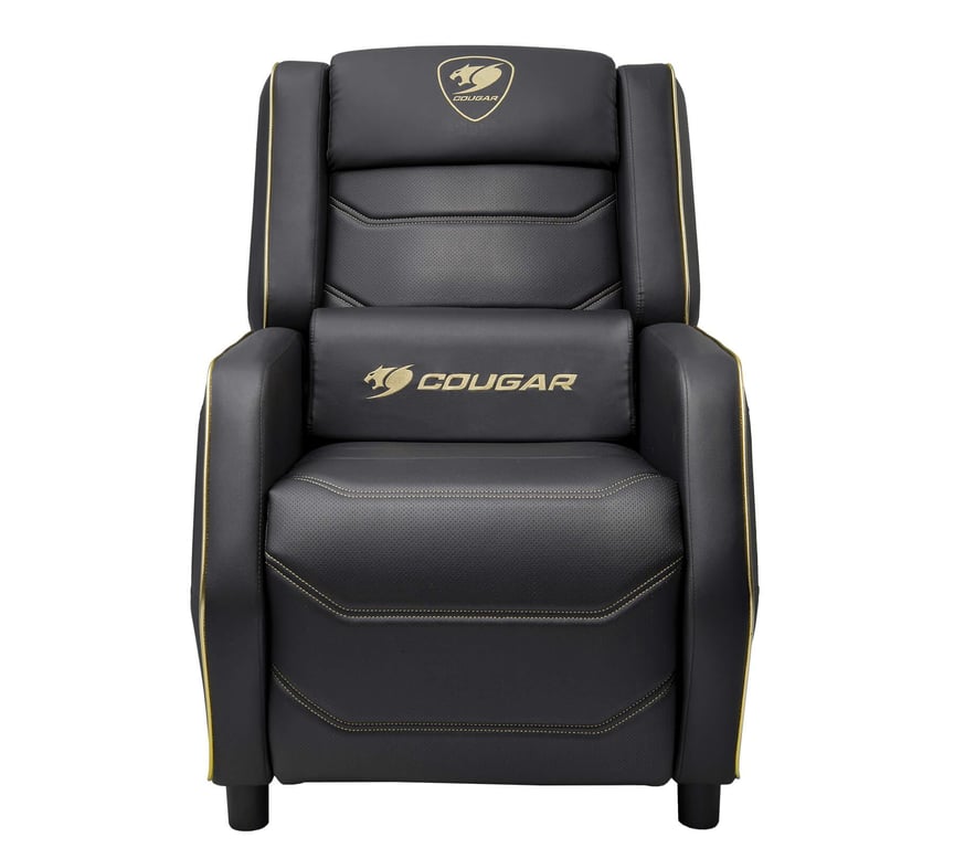 Fauteuil gaming Cougar Gaming RANGER ROYAL Sofa et Or Cuir PVC Appui tête et Oreiller Lombaire - vue 4