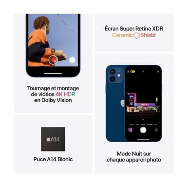 iPhone 12 256 GB, Negro, desbloqueado