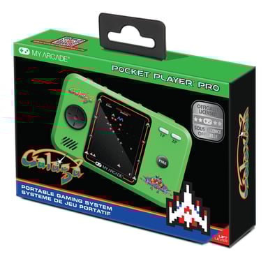 Console di gioco retrò Pocket Player PRO - Galaga - Atari - Schermo ad alta risoluzione da 7 cm
