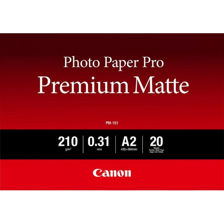 Canon Papier photo A2 PM 101 20 feuilles Neuf