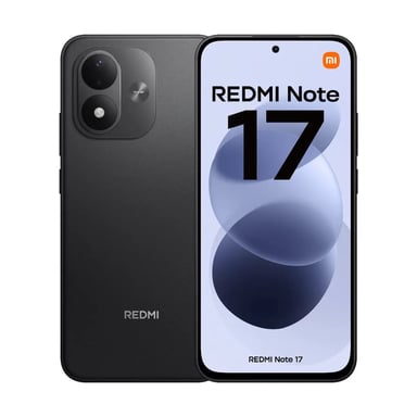 Redmi Note 17 (4G) 128 Go, Noir - Neuf