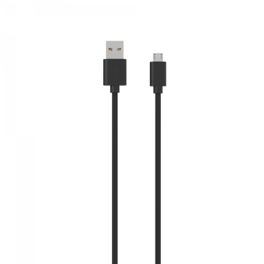Câble USB vers Micro-USB 2.4A - 1,5 mètres - Collection POP - Noir