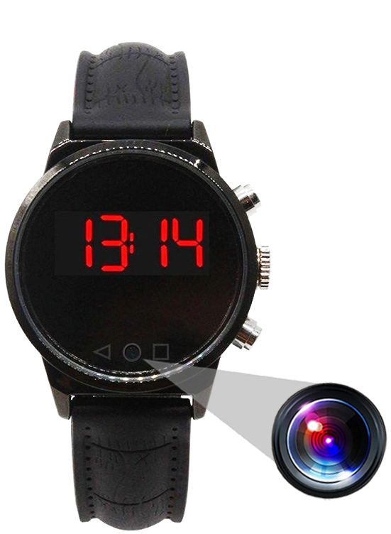 Montre Caméra Espion 1080P Gadget Espionnage Capteur Mouvement 32 Go Silicone YONIS