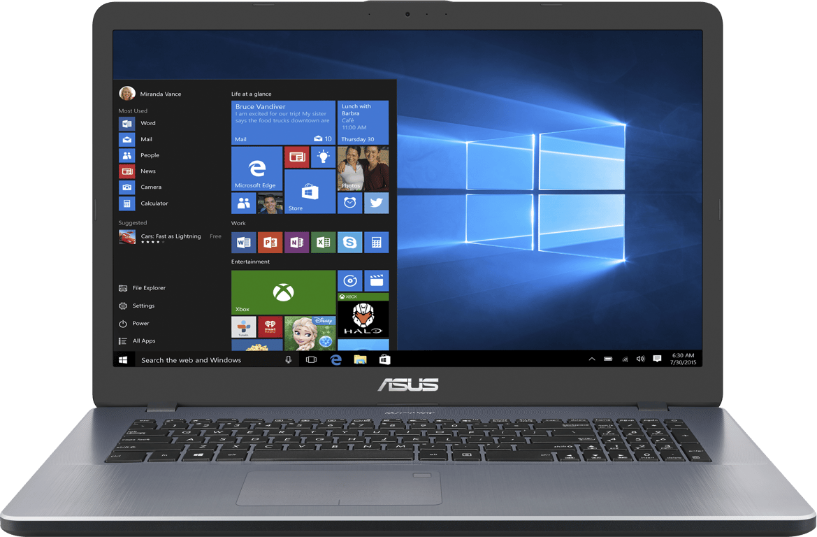 ASUS VivoBook 17 X705MA-BX264W N5030 Ordinateur portable 43,9 cm (17.3 ) HD+ Intel® Pentium® Silver 