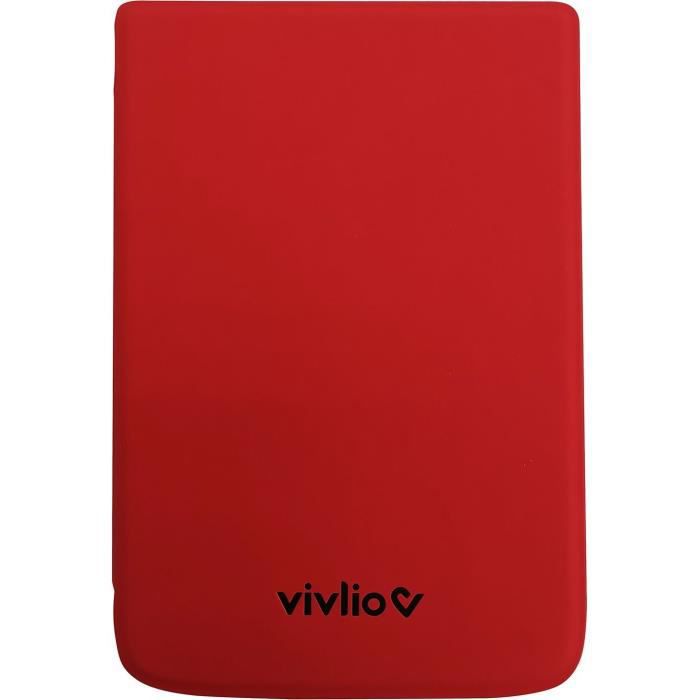VIVLIO - Housse de Protection Intelligente Compatible TL4/TL5 et THD+ -  Rouge - Vivlio