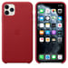 Custodia in pelle per Apple iPhone 11 Pro Max - Rosso