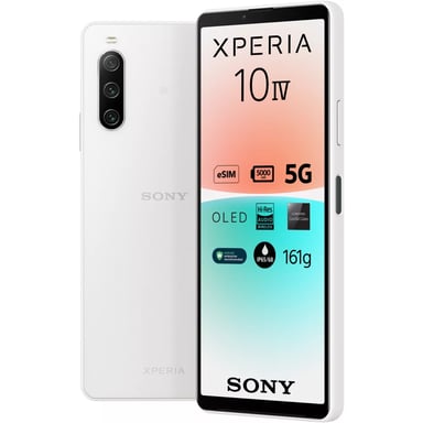 Xperia 10 IV 128 GB, blanco, desbloqueado