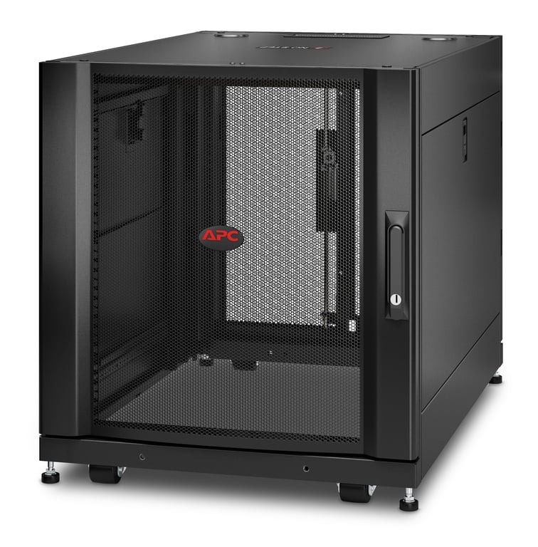 APC NetShelter SX - Rack 19 pouces - Panneaux de 12U - 600x900x658mm - noir - Neuf