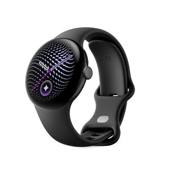 Pixel Watch 5 (4G) Boitier de 41 mm avec bracelet sport caoutchouc Noir Volcanique - Neuf